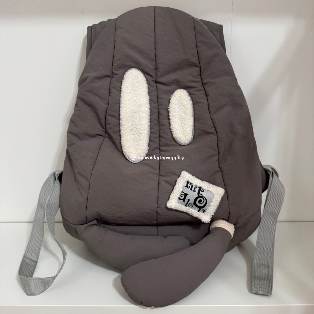 Nit Alcove Ghost Patchwork Puff Backpack Bnwot - image 1